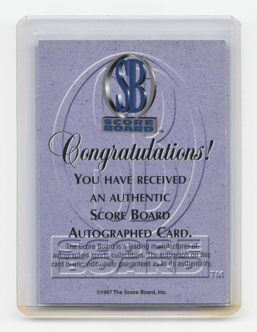 1997-98 Score Board Autographed #NNO Lorenzo Coleman 1997 Rookies Silver