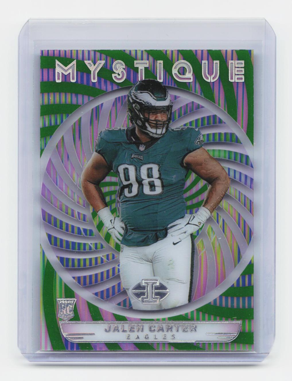2023 Panini Illusions #14 Jalen Carter Mystique Emerald