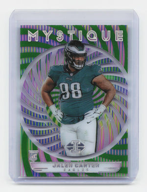 2023 Panini Illusions #14 Jalen Carter Mystique Emerald