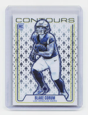 2024 Panini Phoenix #CON-BCM Blake Corum Contours