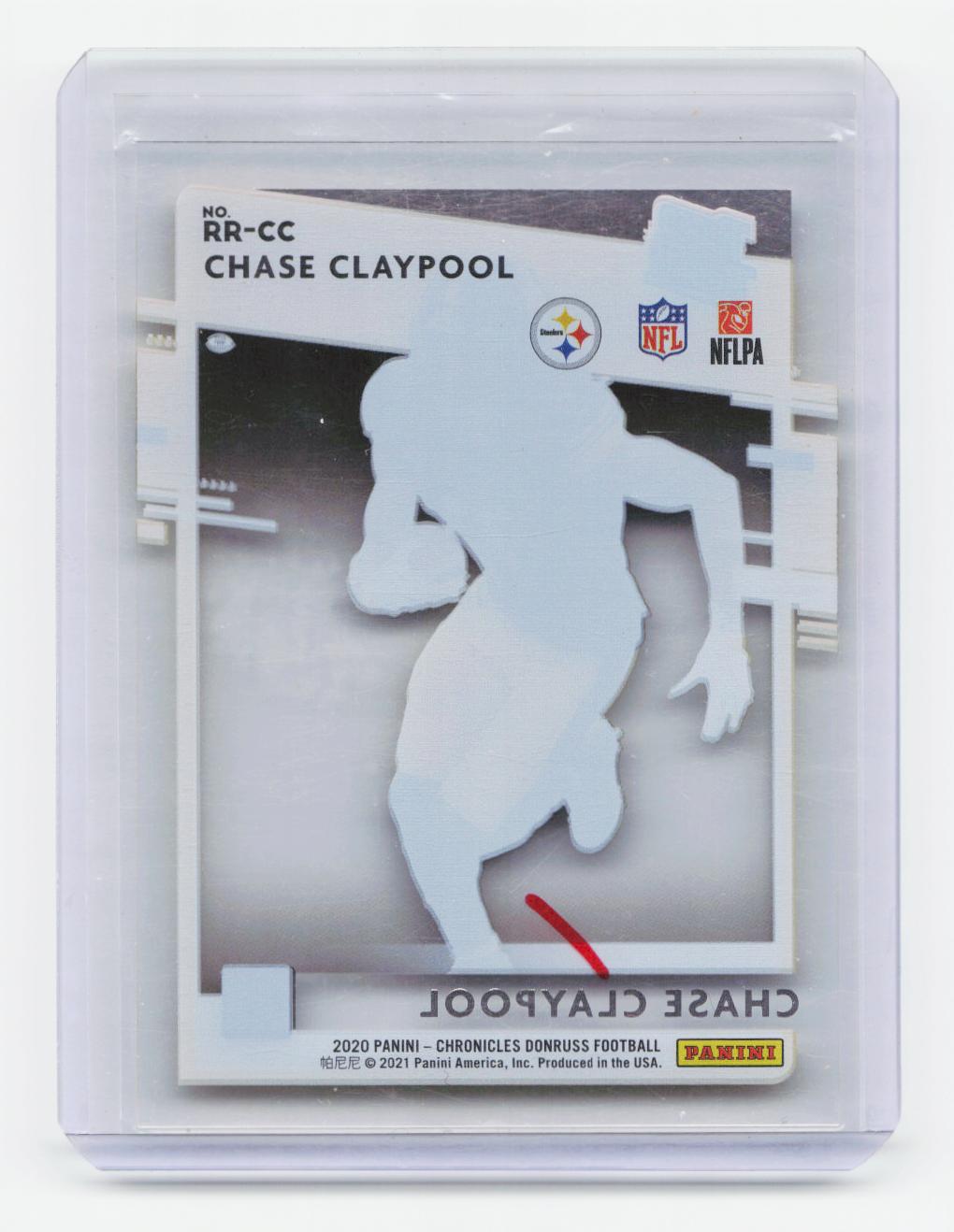 2020 Panini Chronicles #RR-CC Chase Claypool Clearly Donruss Rated Rookies