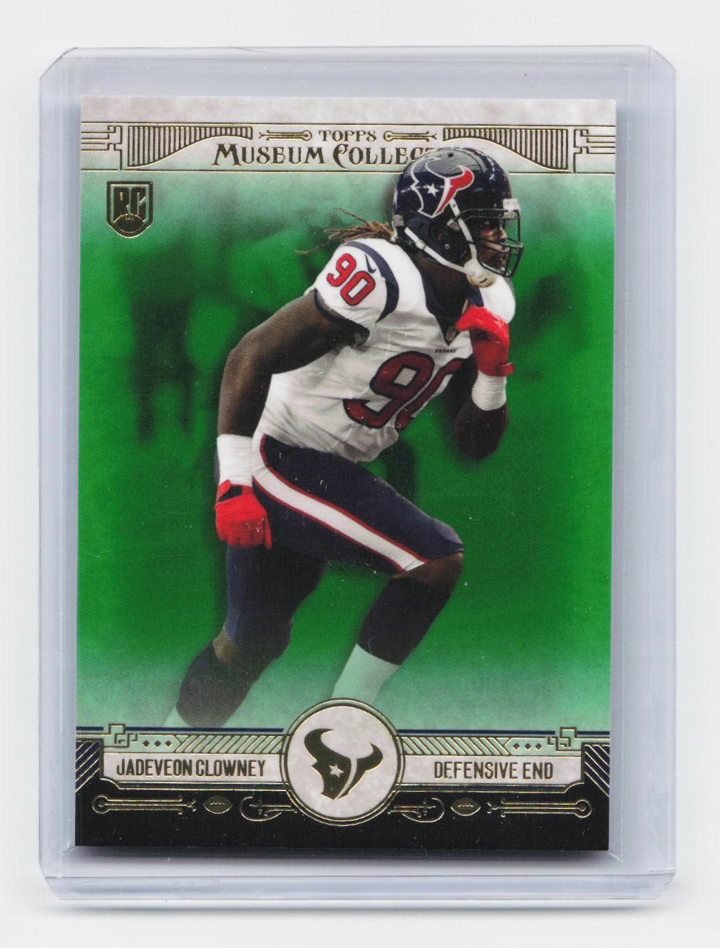 2014 Topps Museum Collection #20 Jadeveon Clowney Emerald 1/1