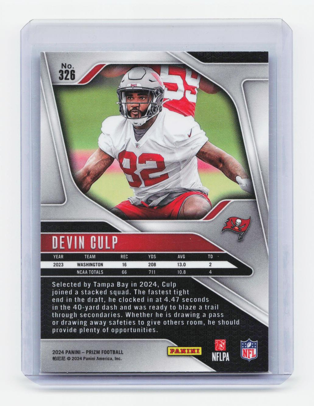 2024 Panini Prizm #326 Devin Culp