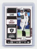 2023 Panini Contenders #56 Maxx Crosby Game Ticket Bronze