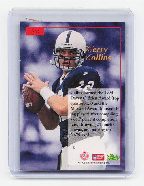1995 Classic Five Sport #47 Kerry Collins