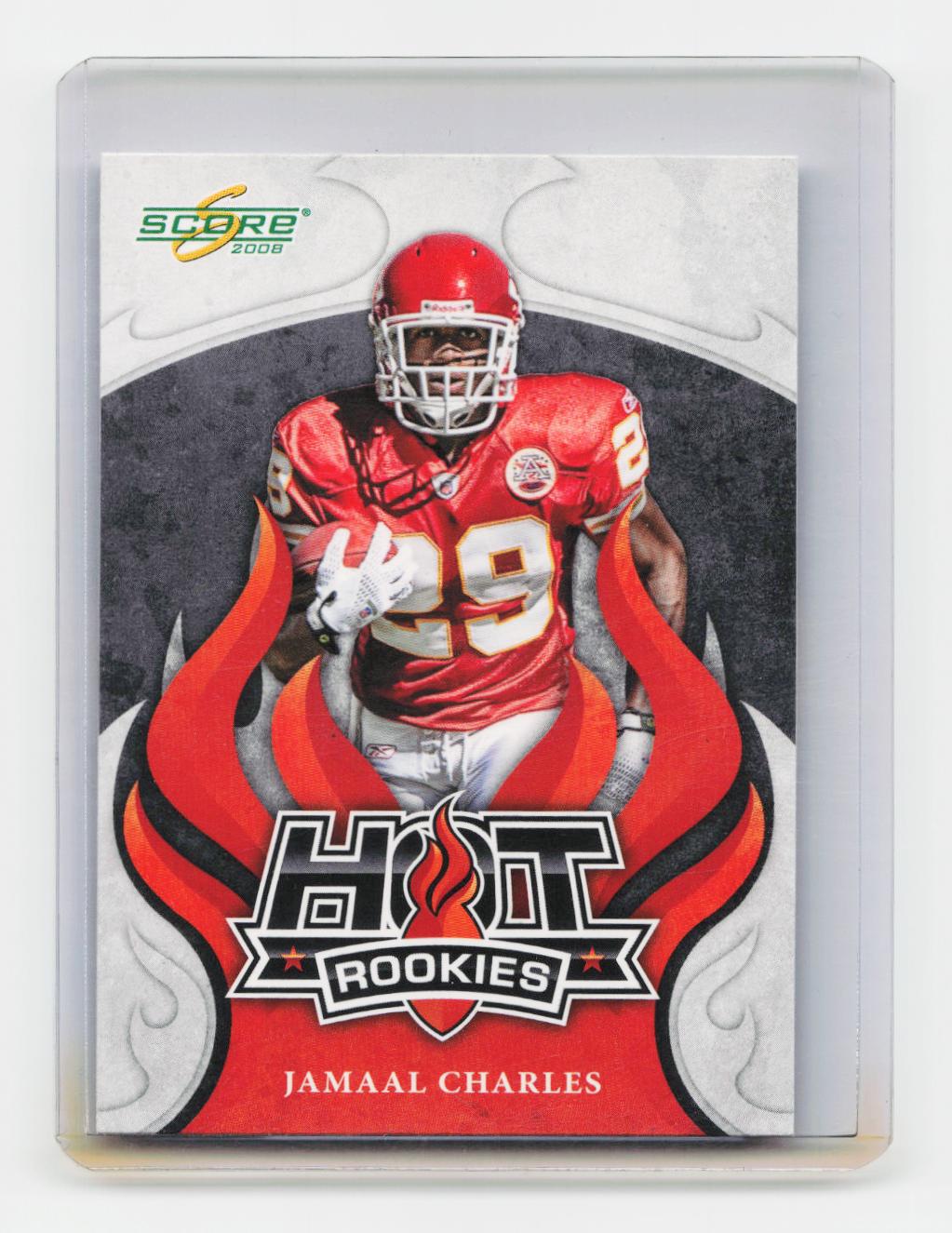 2008 Score #HR-11 Jamaal Charles Hot Rookies