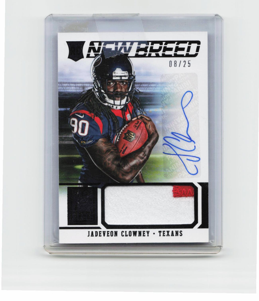 2014 Panini Elite #19 Jadeveon Clowney New Breed Prime Signatures #/25