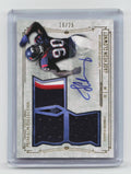 2014 Topps Museum #SSTRA-JC Jadeveon Clowney Signatures Swatches Triple Auto /25