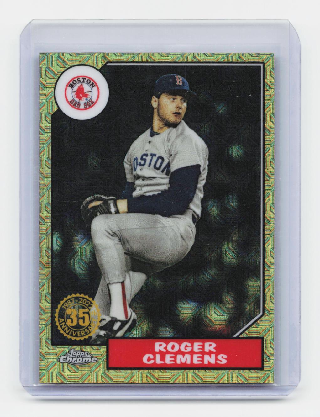 2022 Topps #T87C-64 Roger Clemens 1987 35th Anniversary Chrome (Series One)