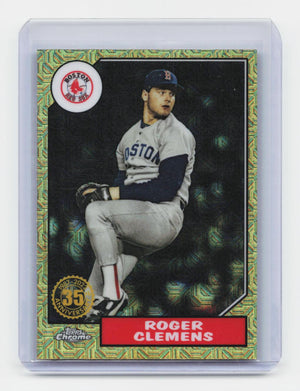 2022 Topps #T87C-64 Roger Clemens 1987 35th Anniversary Chrome (Series One)