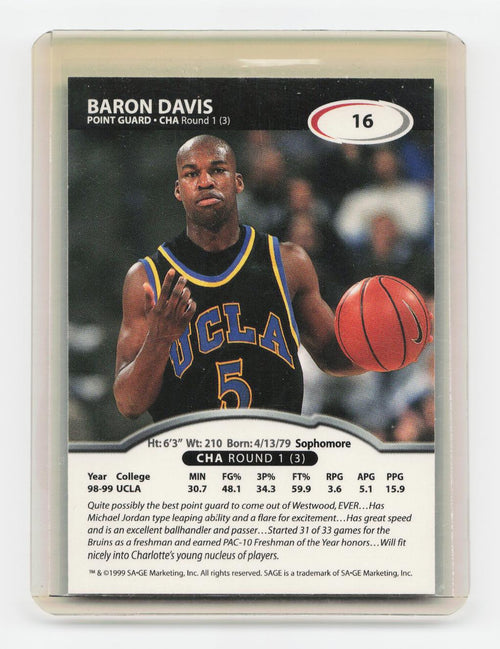 1999 SAGE #16 Baron Davis