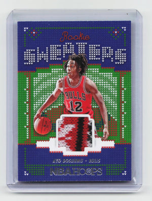 2021-22 Hoops Winter #RSW-AD Ayo Dosunmu Rookie Sweaters