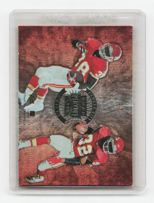 1996 Playoff Absolute #15 Marcus Allen /  Anders / Dawson  Vanover Quad Series