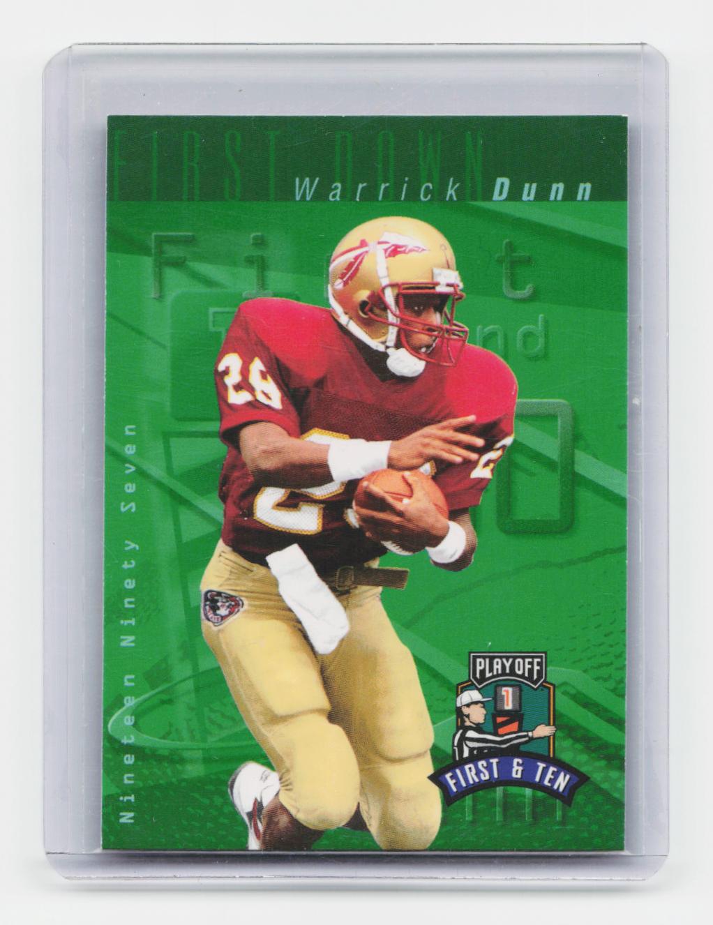 1997 Playoff First & Ten #31 Warrick Dunn
