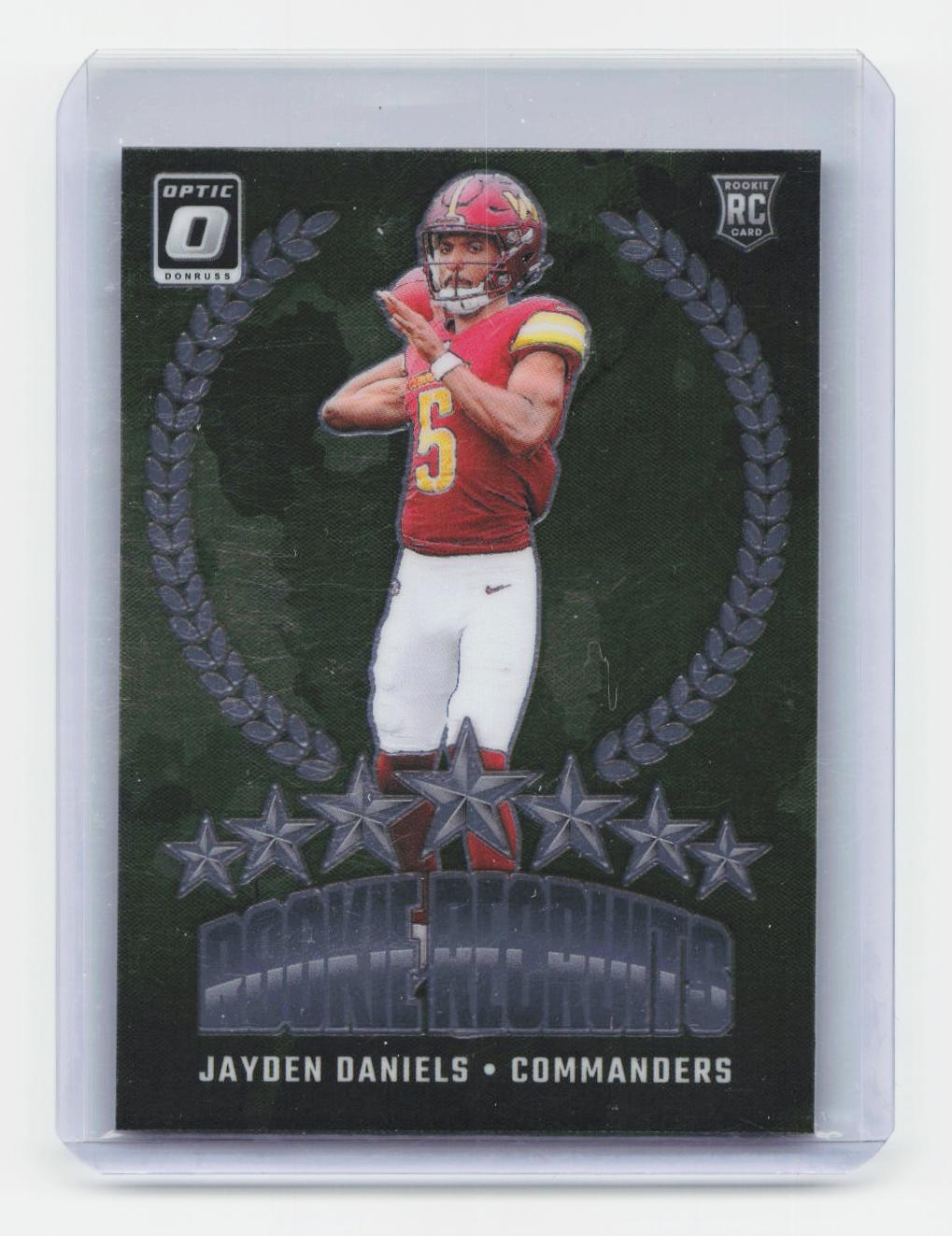 2024 Donruss Optic #7 Jayden Daniels Rookie Recruits