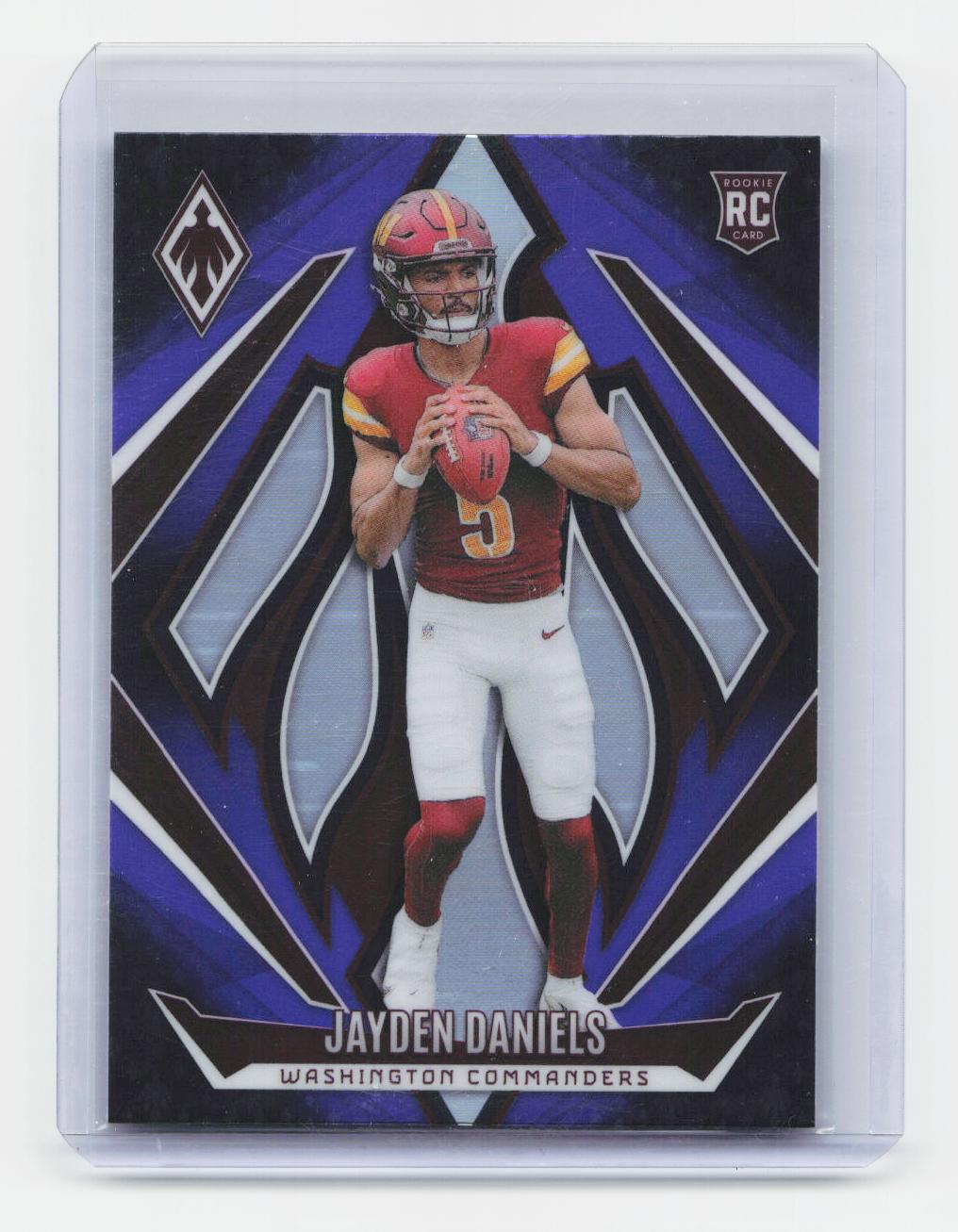 2024 Panini Phoenix #198 Jayden Daniels Purple Fade