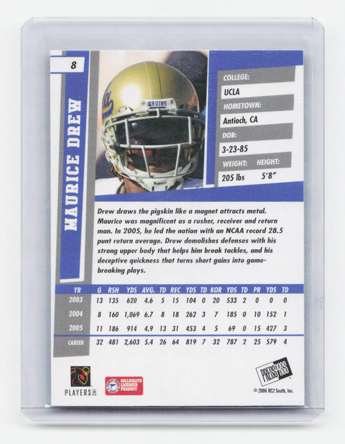 2006 Press Pass SE #8 Maurice Drew