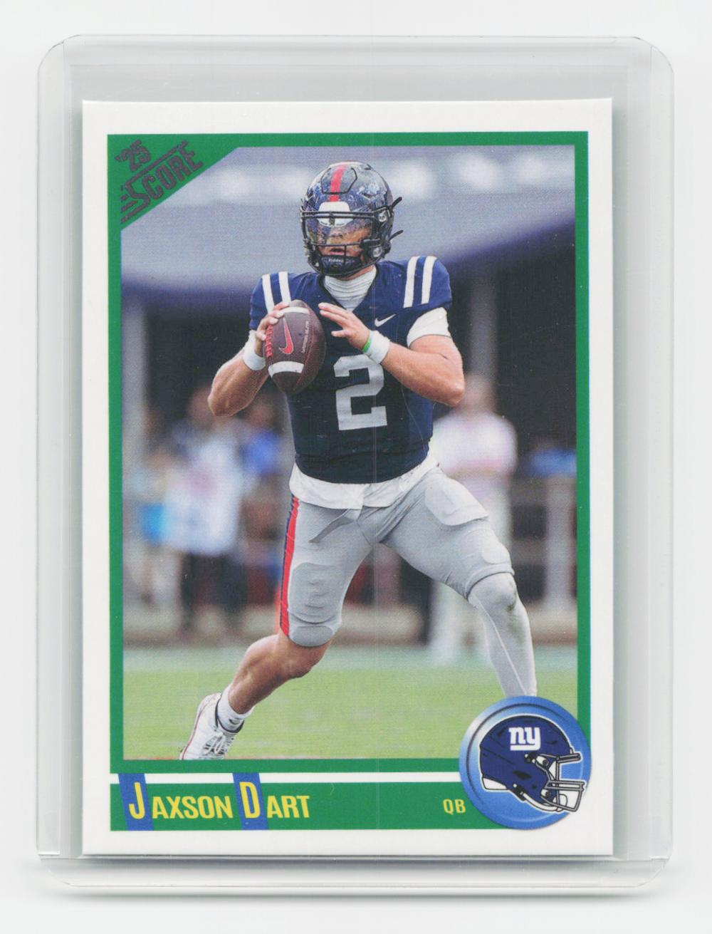 2025 Score #9 Jaxson Dart Anniversary Rookies