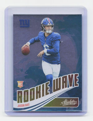 2025 Panini Absolute #RW-JDT Jaxson Dart Rookie Wave