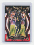 2024 Panini Select #26 Jayden Daniels Black & Red Prizm Shock