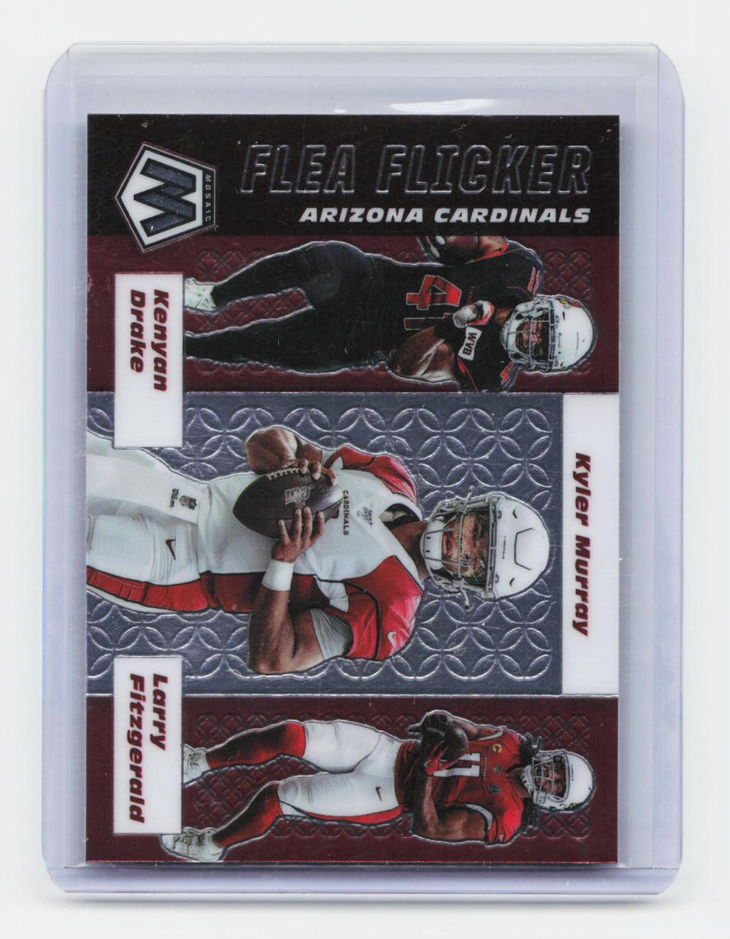 2020 Panini Mosaic #FF1 Kyler Murray / Kenyan Drake / Fitzgerald Flea Flicker