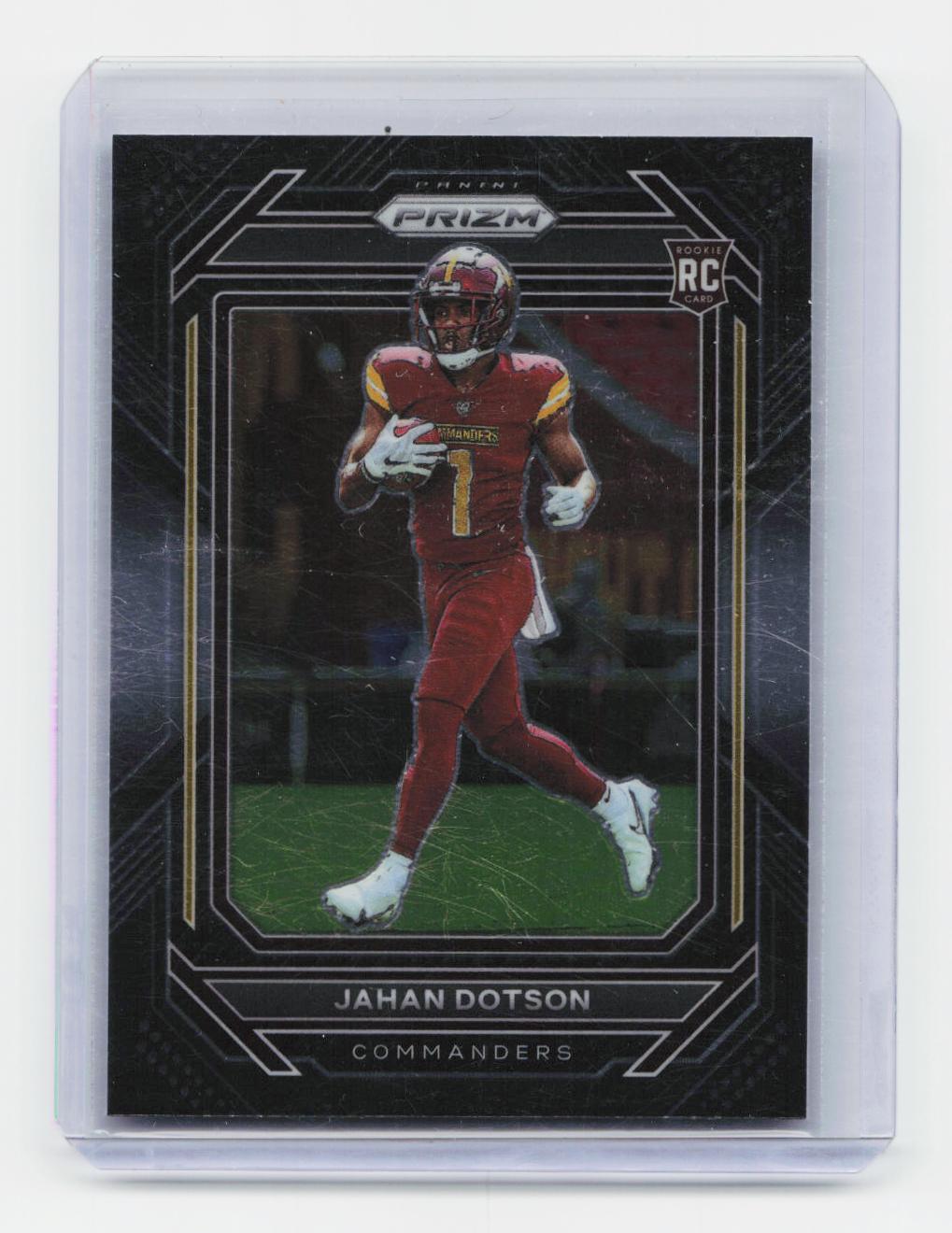 2022 Panini Chronicles #PB-15 Jahan Dotson Prizm Black