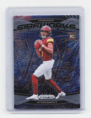 2024 Panini Prizm #24 Jayden Daniels Fireworks