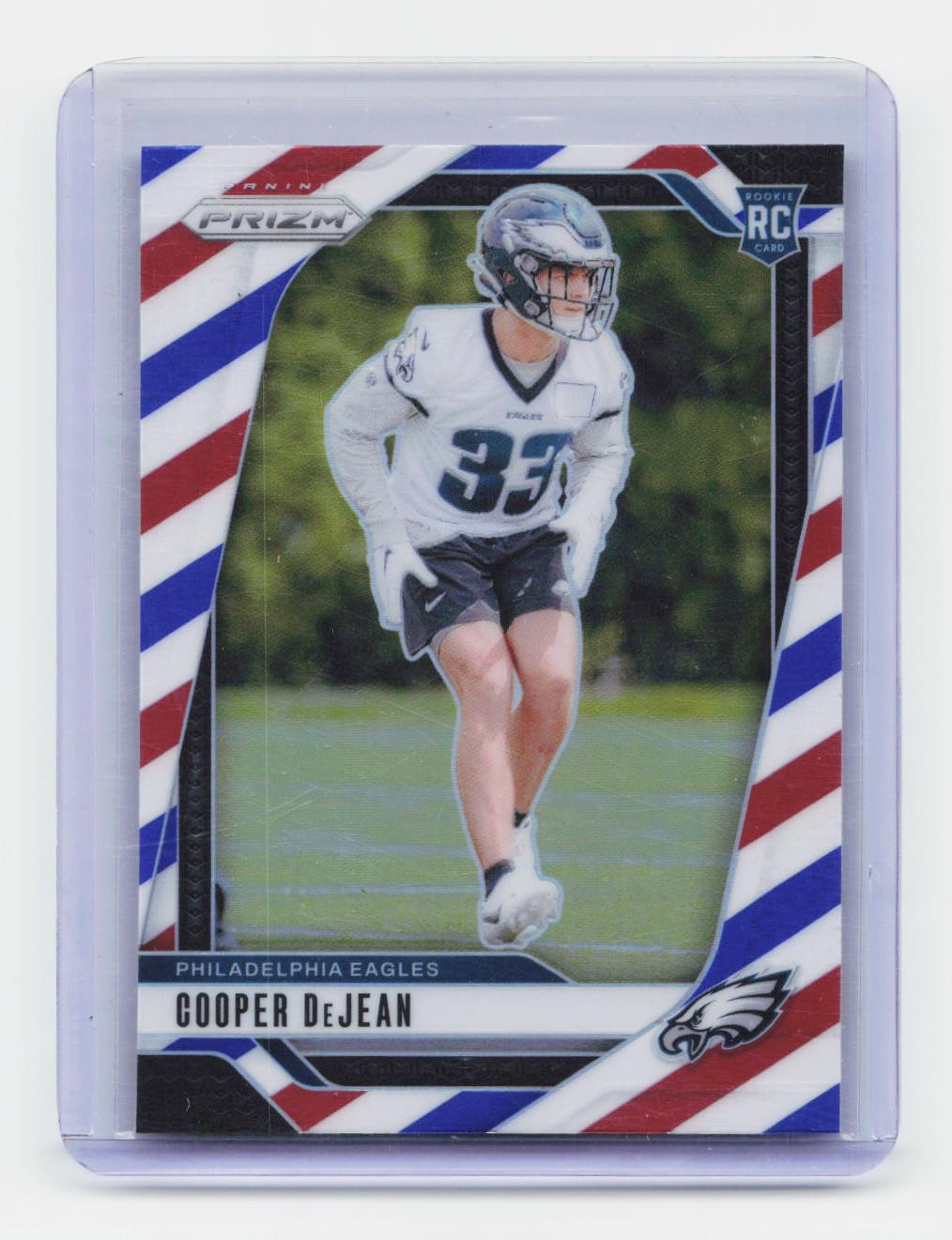 2024 Panini Prizm #321 Cooper DeJean Red White and Blue