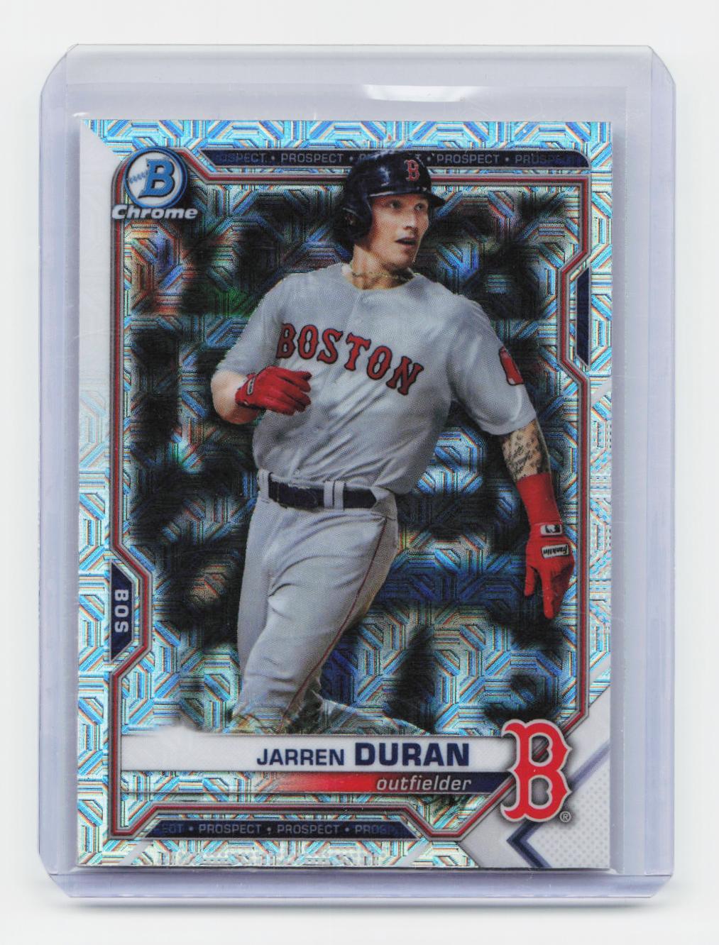 2021 Bowman Chrome #BCP-170 Jarren Duran Prospects Mojo Refractor