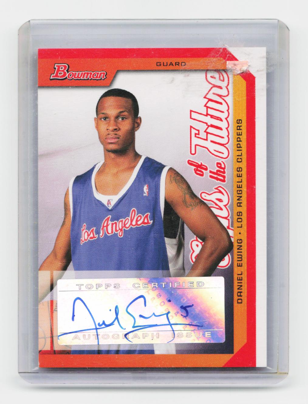 2005-06 Bowman #SOF-DE Daniel Ewing Signs of the Future