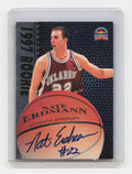 1997-98 Score Board Autographed #NNO Nate Erdmann 1997 Rookies Silver