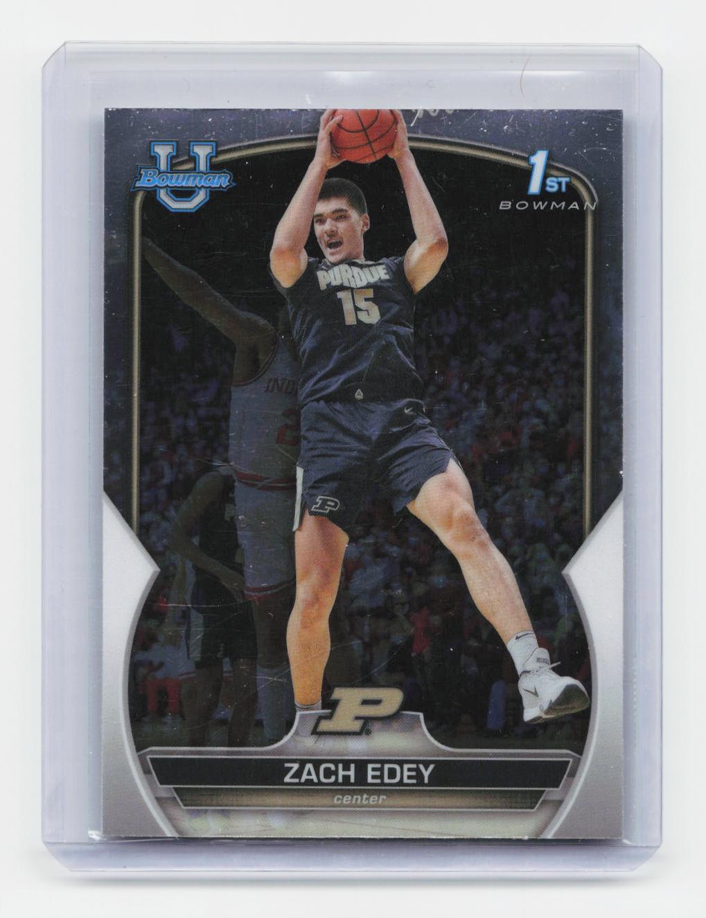 2022-23 Bowman University Chrome #79 Zach Edey