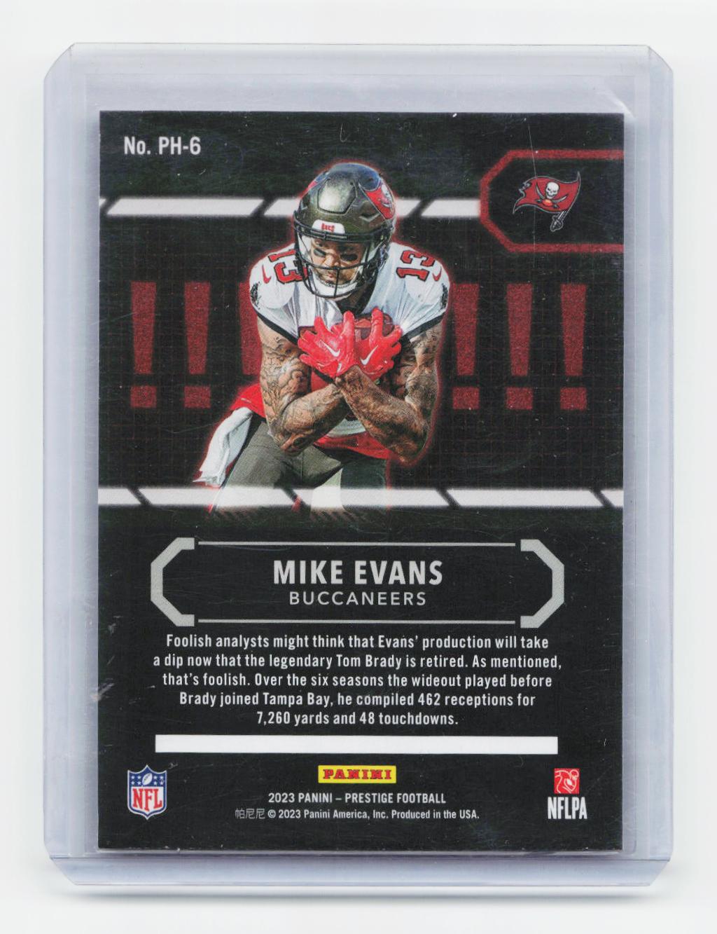 2023 Panini Prestige #PH-6 Mike Evans Power House