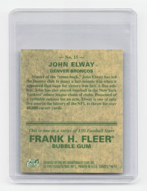 1997 Fleer Goudey #15 John Elway