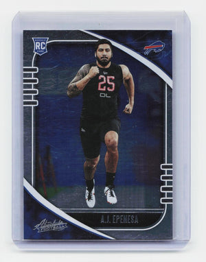 2020 Panini Absolute #101 A.J. Epenesa Red
