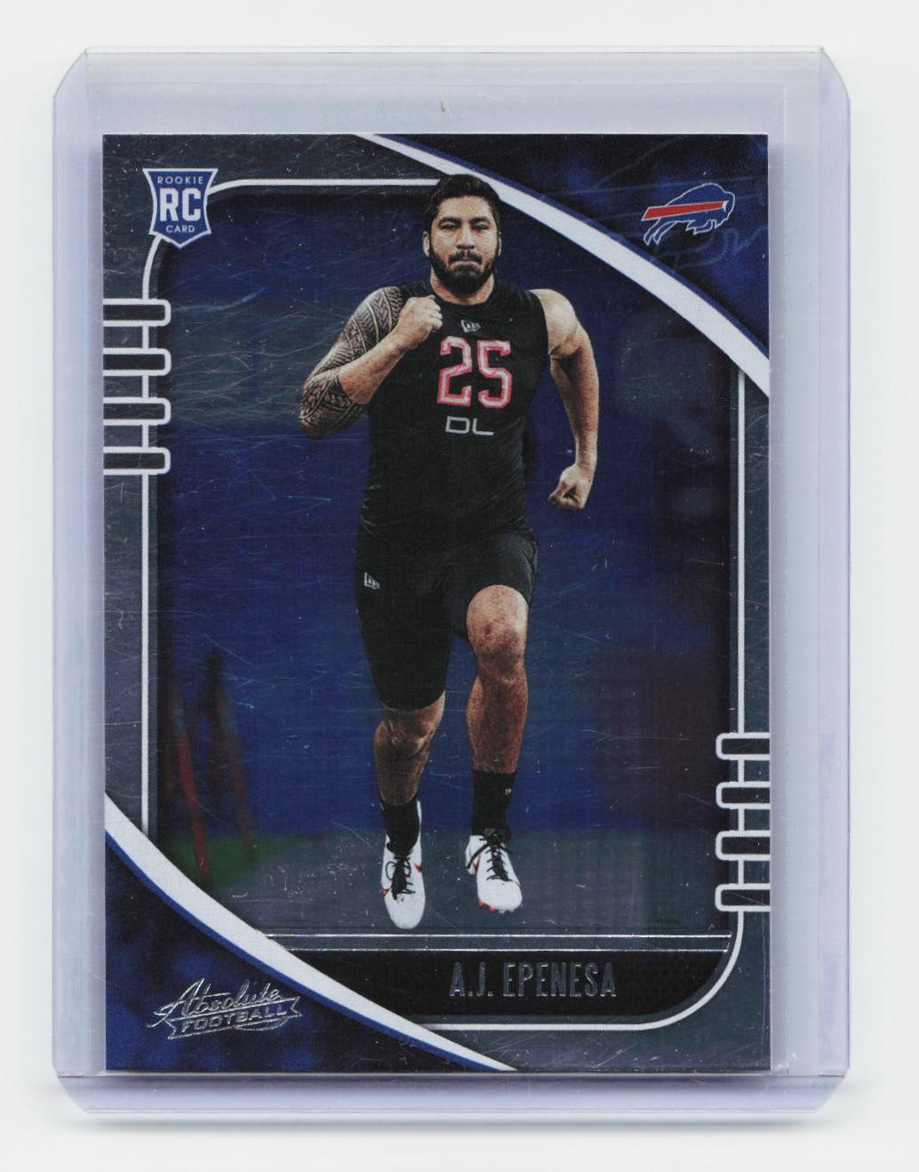 2020 Panini Absolute #101 A.J. Epenesa Red