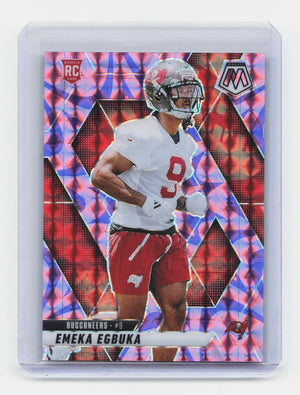 2025 Panini Mosaic #376 Emeka Egbuka Mosaic Reactive Purple