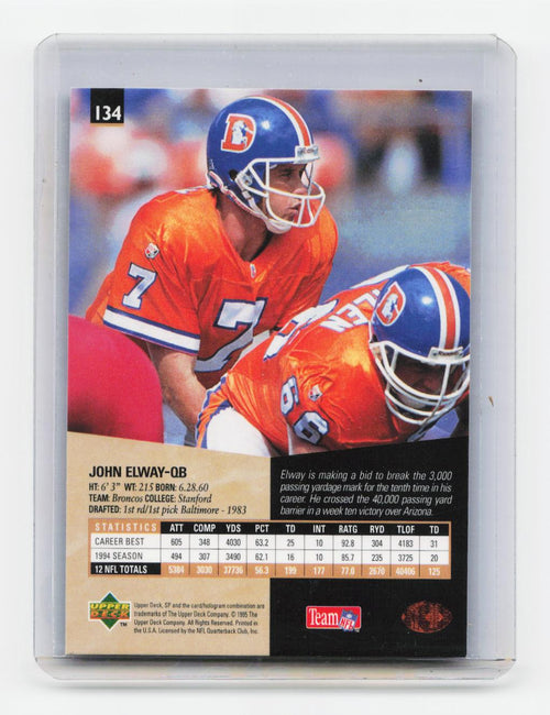 1995 SP #134 John Elway