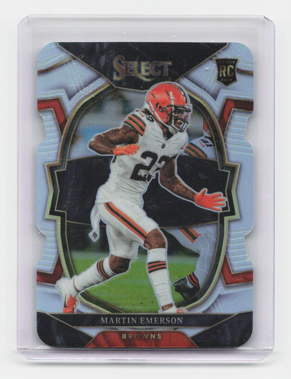 2022 Panini Select #69 Martin Emerson Silver Prizm Die Cut