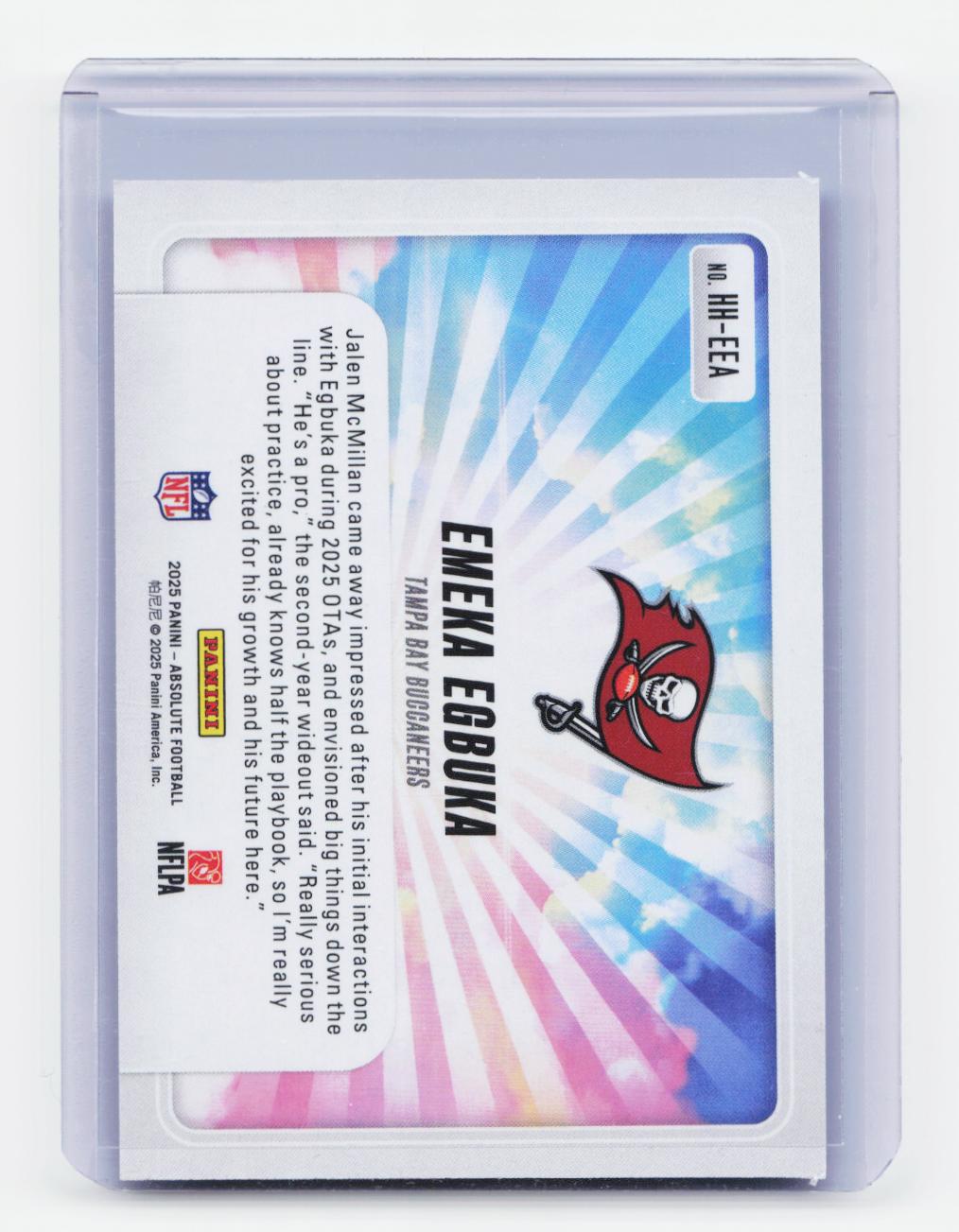 2025 Panini Absolute #HH-EEA Emeka Egbuka Hog Heaven