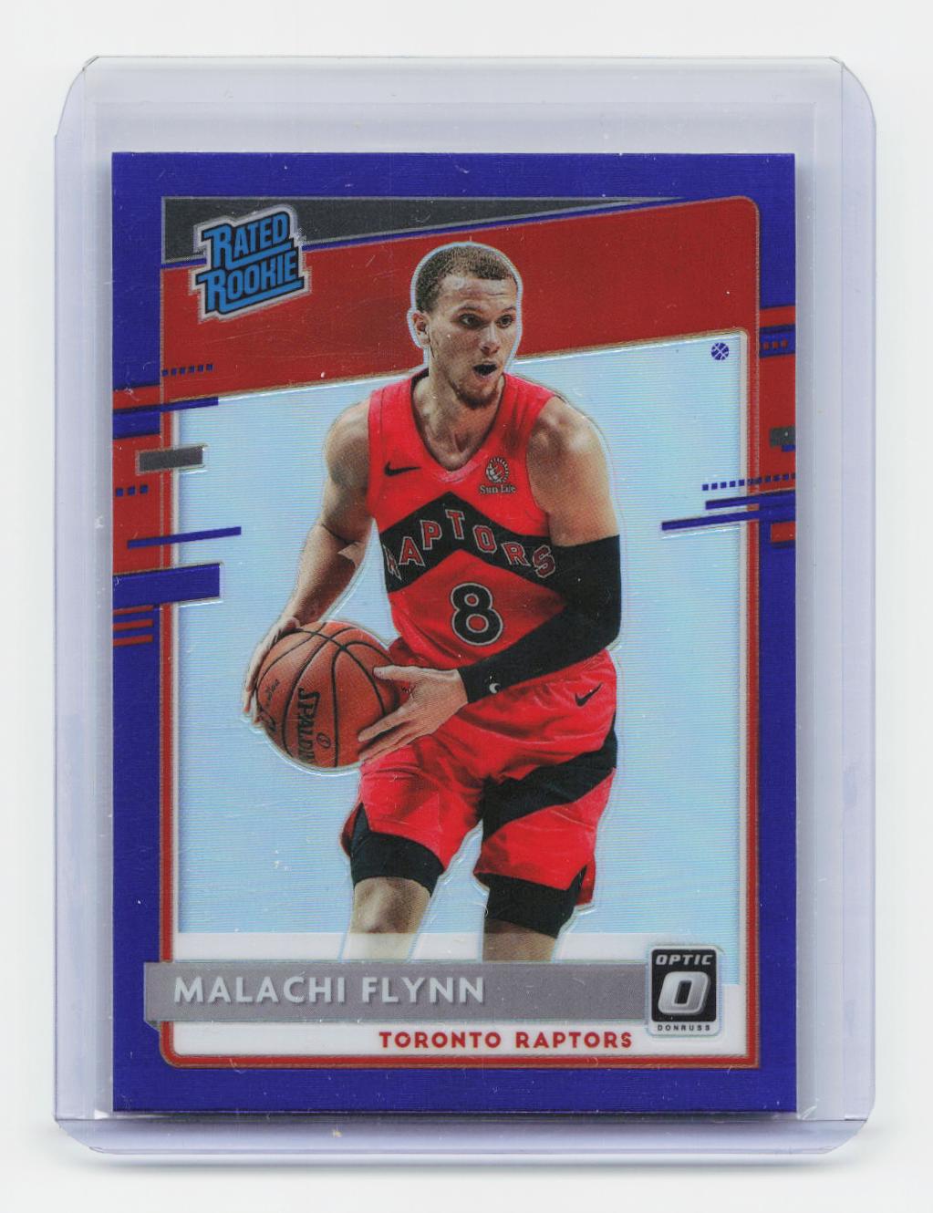 2020-21 Donruss Optic #179 Malachi Flynn Purple