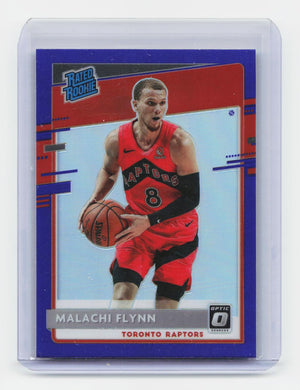 2020-21 Donruss Optic #179 Malachi Flynn Purple