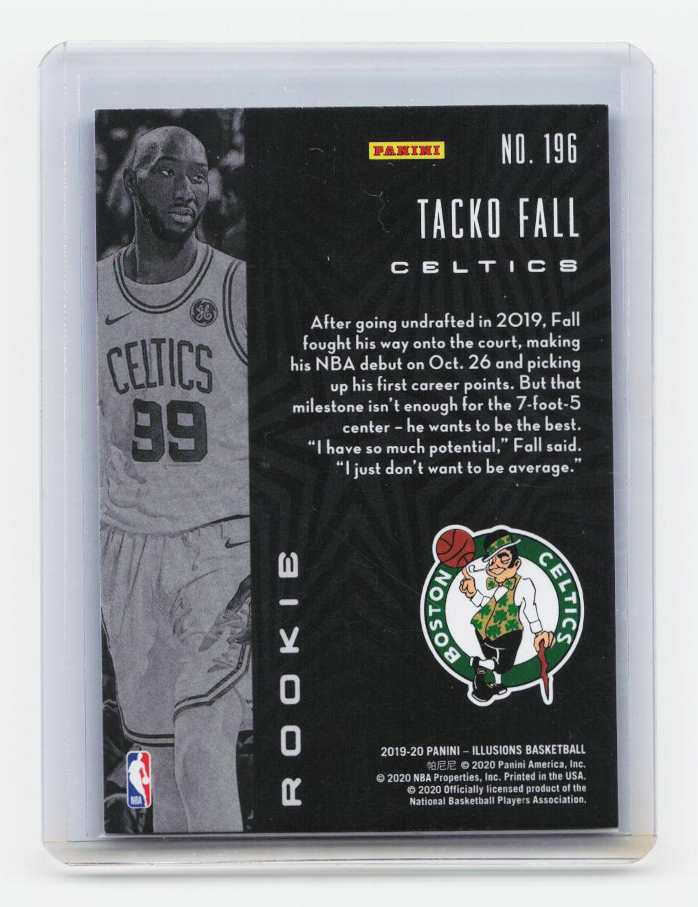 2019-20 Panini Illusions #196 Tacko Fall Starlight