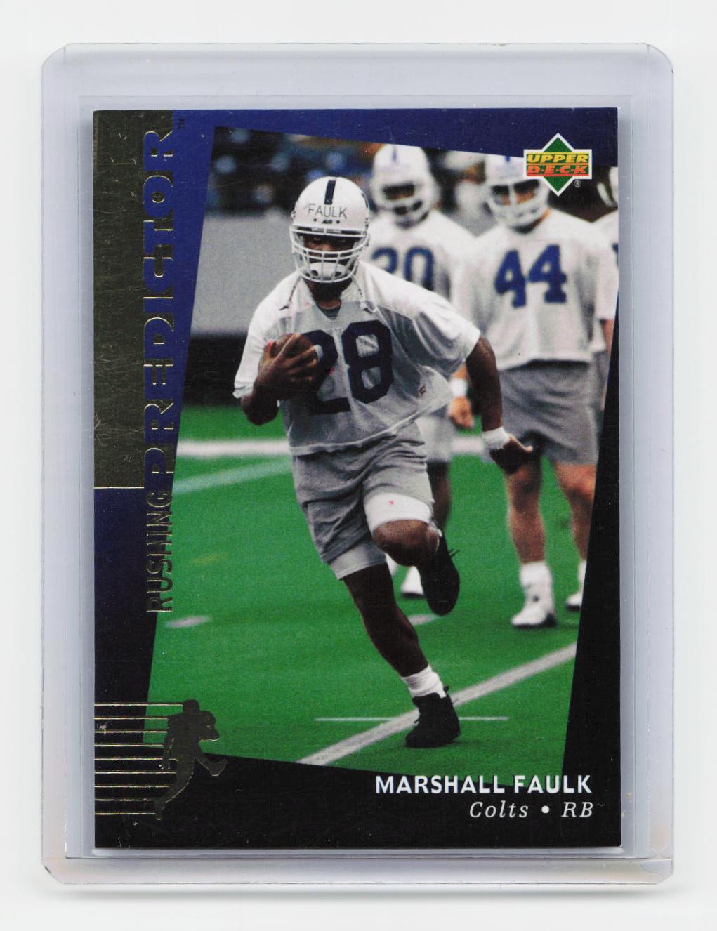 1994 Upper Deck #RP16 Marshall Faulk Predictors: League Leaders
