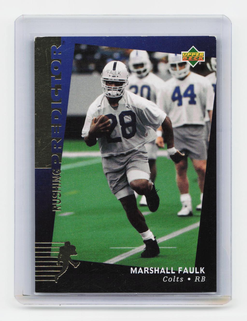 1994 Upper Deck #RP16 Marshall Faulk Predictors: League Leaders