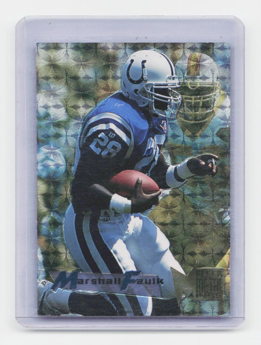 1995 Fleer Metal #84 Marshall Faulk