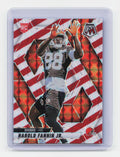 2025 Panini Mosaic #384 Harold Fannin Jr. Mosaic Red and White Stripe
