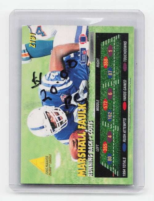 1995 Zenith #Z131 Marshall Faulk