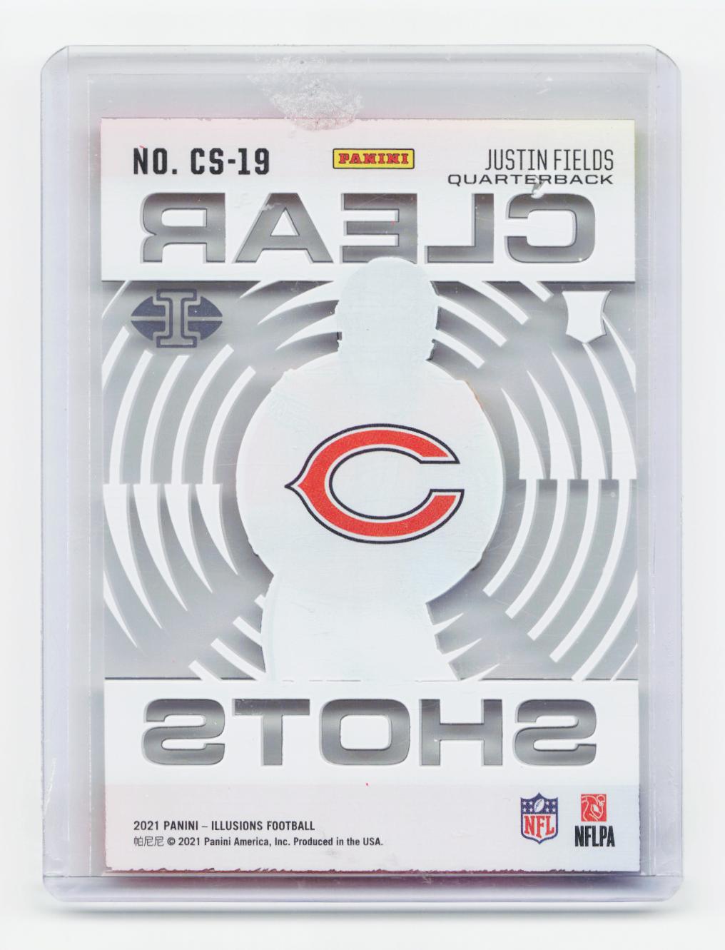 2021 Panini Illusions #CS-19 Justin Fields Clear Shots