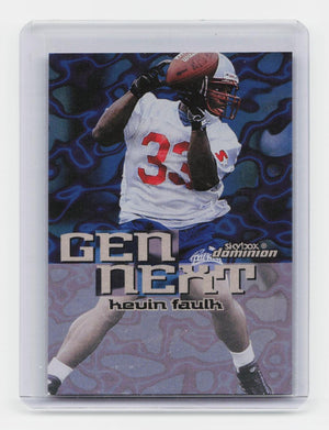 1999 SkyBox Dominion #7 GN Kevin Faulk Gen Next Plus